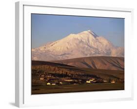 Snow Covered Mount Ararat, 5165M, Armenia, Anatolia, Turkey Minor, Eurasia-Woolfitt Adam-Framed Photographic Print