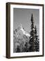 Snow-Covered Mountain, Cascade Range, Mt Rainier National Park, Washington, USA-Paul Souders-Framed Photographic Print