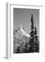 Snow-Covered Mountain, Cascade Range, Mt Rainier National Park, Washington, USA-Paul Souders-Framed Photographic Print