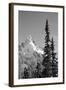 Snow-Covered Mountain, Cascade Range, Mt Rainier National Park, Washington, USA-Paul Souders-Framed Photographic Print