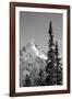 Snow-Covered Mountain, Cascade Range, Mt Rainier National Park, Washington, USA-Paul Souders-Framed Photographic Print