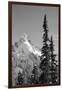 Snow-Covered Mountain, Cascade Range, Mt Rainier National Park, Washington, USA-Paul Souders-Framed Photographic Print