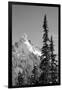 Snow-Covered Mountain, Cascade Range, Mt Rainier National Park, Washington, USA-Paul Souders-Framed Photographic Print