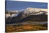 Snow-Covered Mountain in the Sneffels Range in the Fall-James Hager-Stretched Canvas