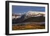 Snow-Covered Mountain in the Sneffels Range in the Fall-James Hager-Framed Photographic Print