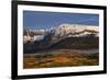 Snow-Covered Mountain in the Sneffels Range in the Fall-James Hager-Framed Photographic Print