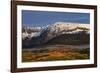 Snow-Covered Mountain in the Sneffels Range in the Fall-James Hager-Framed Photographic Print