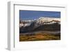 Snow-Covered Mountain in the Sneffels Range in the Fall-James Hager-Framed Photographic Print