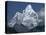 Snow Covered Mountain Peak, Ama Dablam, Himalayas, Nepal-N A Callow-Stretched Canvas