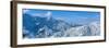 Snow-Covered Mountains in Sequoia National Park, California-null-Framed Photographic Print