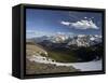 Snow-Covered Mountains in the Spring from Trail Ridge Road, Rocky Mountain National Park, Colorado-James Hager-Framed Stretched Canvas