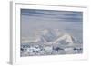 Snow-Covered Mountains Line the Ice Floes in Penola Strait, Antarctica, Polar Regions-Michael Nolan-Framed Photographic Print