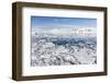 Snow-Covered Mountains Line the Ice Floes in Penola Strait, Antarctica, Polar Regions-Michael Nolan-Framed Photographic Print