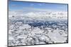 Snow-Covered Mountains Line the Ice Floes in Penola Strait, Antarctica, Polar Regions-Michael Nolan-Mounted Photographic Print