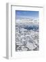 Snow-Covered Mountains Line the Ice Floes in Penola Strait, Antarctica, Polar Regions-Michael Nolan-Framed Photographic Print