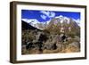 Snow Covered Mountains on the Road to Milford Sound, South Island, New Zealand-Paul Dymond-Framed Photographic Print