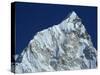 Snow Covered Nuptse Peak Seen from Kala Patar in the Himalayas, Nepal-Poole David-Stretched Canvas