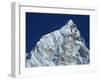 Snow Covered Nuptse Peak Seen from Kala Patar in the Himalayas, Nepal-Poole David-Framed Photographic Print