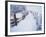 Snow-covered Path in Crater Lake National Park-Steve Terrill-Framed Photographic Print