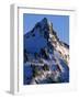 Snow Covered Peak in Cascade Range-Paul Souders-Framed Photographic Print