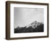 Snow Covered Peak "In [Grand] Teton National Park" Wyoming, Geology, Geological. 1933-1942-Ansel Adams-Framed Art Print