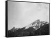 Snow Covered Peak "In [Grand] Teton National Park" Wyoming, Geology, Geological. 1933-1942-Ansel Adams-Framed Stretched Canvas