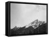 Snow Covered Peak "In [Grand] Teton National Park" Wyoming, Geology, Geological. 1933-1942-Ansel Adams-Framed Stretched Canvas