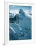 Snow-Covered Peak in the Rocky Mountains-Lowell Georgia-Framed Photographic Print