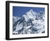 Snow Covered Peak of Annapurna in the Himalayas, Nepal-Nigel Callow-Framed Photographic Print