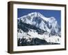 Snow Covered Peak of Annapurna in the Himalayas, Nepal-Nigel Callow-Framed Photographic Print