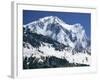 Snow Covered Peak of Annapurna in the Himalayas, Nepal-Nigel Callow-Framed Photographic Print