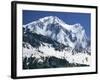 Snow Covered Peak of Annapurna in the Himalayas, Nepal-Nigel Callow-Framed Photographic Print