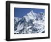 Snow Covered Peak of Annapurna in the Himalayas, Nepal-Nigel Callow-Framed Photographic Print