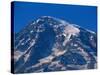 Snow Covered peak of Mount Rainier in the Cascade Mountain Range-Paul Souders-Stretched Canvas