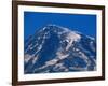 Snow Covered peak of Mount Rainier in the Cascade Mountain Range-Paul Souders-Framed Photographic Print