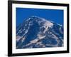 Snow Covered peak of Mount Rainier in the Cascade Mountain Range-Paul Souders-Framed Photographic Print