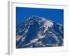 Snow Covered peak of Mount Rainier in the Cascade Mountain Range-Paul Souders-Framed Photographic Print