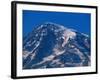 Snow Covered peak of Mount Rainier in the Cascade Mountain Range-Paul Souders-Framed Photographic Print