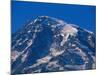 Snow Covered peak of Mount Rainier in the Cascade Mountain Range-Paul Souders-Mounted Photographic Print