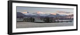 Snow Covered Pen Y Fan in Frost-Stuart Black-Framed Photographic Print