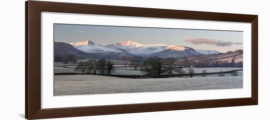 Snow Covered Pen Y Fan in Frost-Stuart Black-Framed Photographic Print