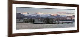 Snow Covered Pen Y Fan in Frost-Stuart Black-Framed Photographic Print