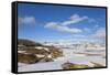 Snow Covered Plateau in the Jotunheimen National Park-Doug Pearson-Framed Stretched Canvas