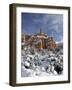 Snow-Covered Red Rock Formations, Dixie National Forest, Utah-James Hager-Framed Photographic Print