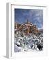 Snow-Covered Red Rock Formations, Dixie National Forest, Utah-James Hager-Framed Photographic Print