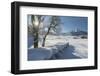 Snow-Covered Scenery, Bavaria, Germany-Rainer Mirau-Framed Photographic Print