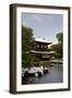 Snow-covered Silver Pavilion, Ginkaku-ji Temple, Kyoto, Japan, Asia-Damien Douxchamps-Framed Photographic Print