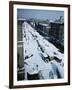 Snow Covered Street and Cars-null-Framed Photographic Print