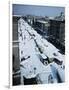 Snow Covered Street and Cars-null-Framed Photographic Print