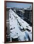 Snow Covered Street and Cars-null-Framed Photographic Print